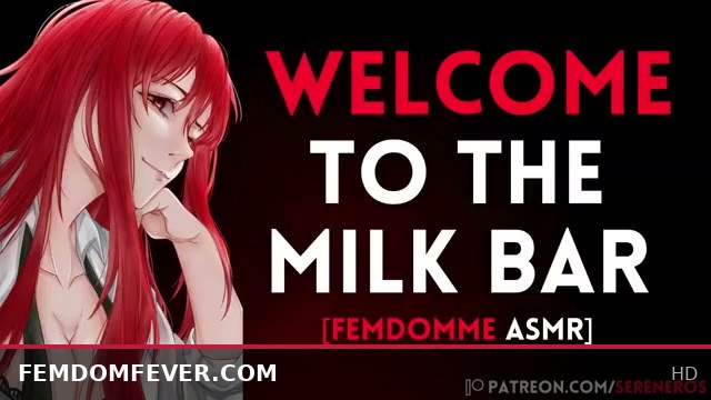 First Time at the Milk Bar: Gentle Femdom Breastfeeding Handjob with Lewd ASMR