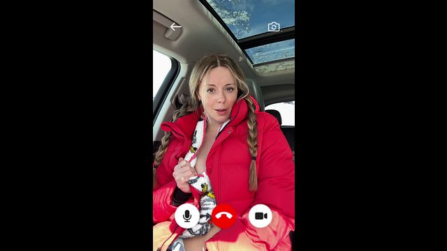 Facetime JOI from My Car: Public Orgasm Control Session!