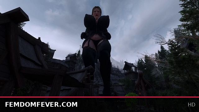 Giantess Titaness Attacks in Skyrim!