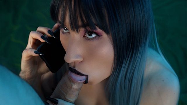 Cuckold Phonecall: She Cheats on Him While Talking Dirty on the Phone