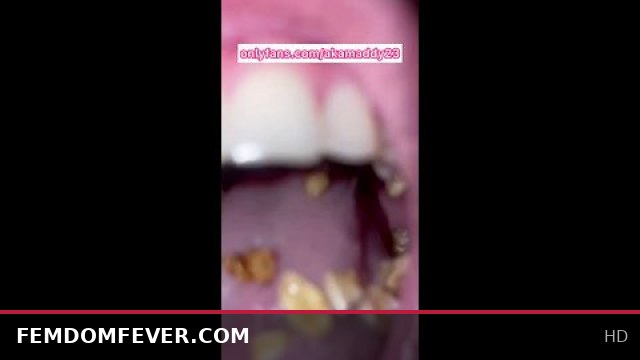Giantess Maddy devours you in an intense femdom feast
