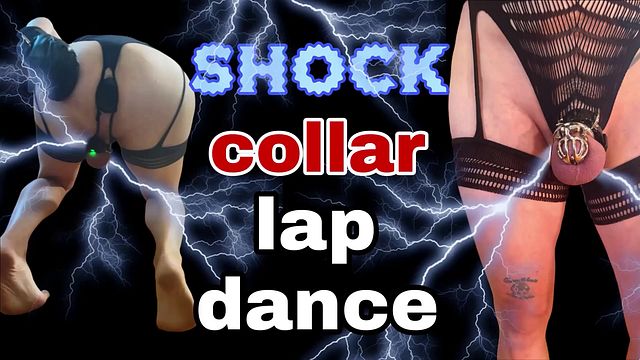 Zero Femdom Trains Sissy Slave with Shock Collar, Lapdance, and Humiliation Session